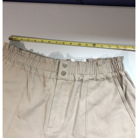 INC International Concepts Womens Tan Shorts Stretchy Waist Zipper Summer Shorts - Picture 4 of 8